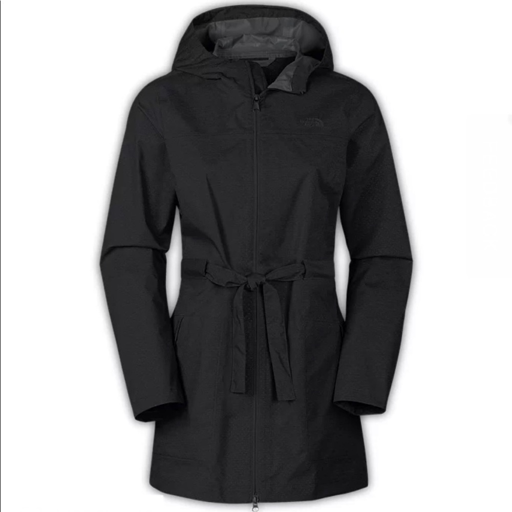 •The North Face Rain Coat•
